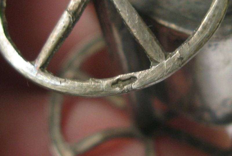 A RARE MINIATURE HORSE AND CART MADE OF SOLID DUTCH SILVER STAMPED WITH MAKERS MARKS !!! COOL !!!