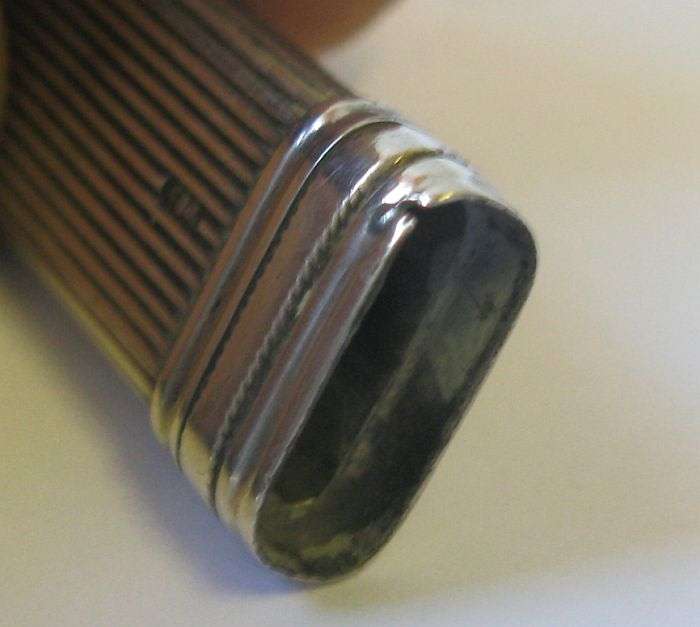 EXCELLENT FIND !! A RARE OLD DUTCH SILVER NEEDLE CASE FULLY STAMPED WITH MAKERS MARKS !! WOW !!