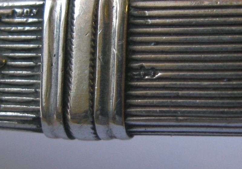 EXCELLENT FIND !! A RARE OLD DUTCH SILVER NEEDLE CASE FULLY STAMPED WITH MAKERS MARKS !! WOW !!