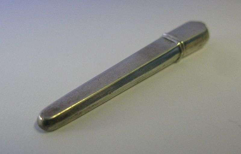 AG MOEDER MA !! A RARE ADORABLE OLD DUTCH SILVER NEEDLE CASE IN SPLENDID CONDITION...WOW !!