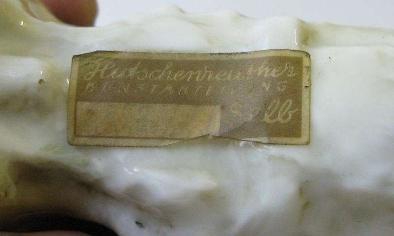 WOW !! WOW !! A SUPER RARE 1950`S LARGE GERMAN SHEPHERD FIGURE BY HUTSCHENREUTHER GERMANY !!! VALUE