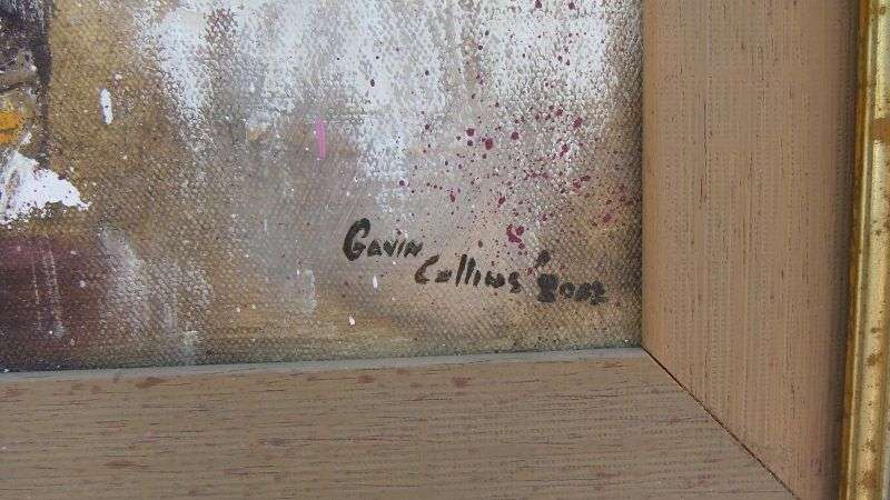 INVESTMENT PIECE - ORIGINAL OIL ON CANVAS BY WELL KNOWN SA ARTIST GAVIN COLLINS - WOW !! WOW !!