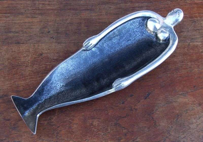 FABULOUS FIND !! AN ORIGINAL  CARROL BOYES MERMAID DESIGN SPOON REST IN GREAT CONDITION !! WOW !!