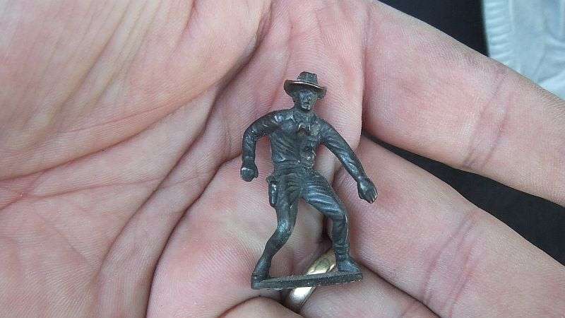 A COLLECTION OF 7 METAL OBJECTS WITH GREAT COLLECTOR APPEAL ...MUST SEE...BID FOR THE LOT !!