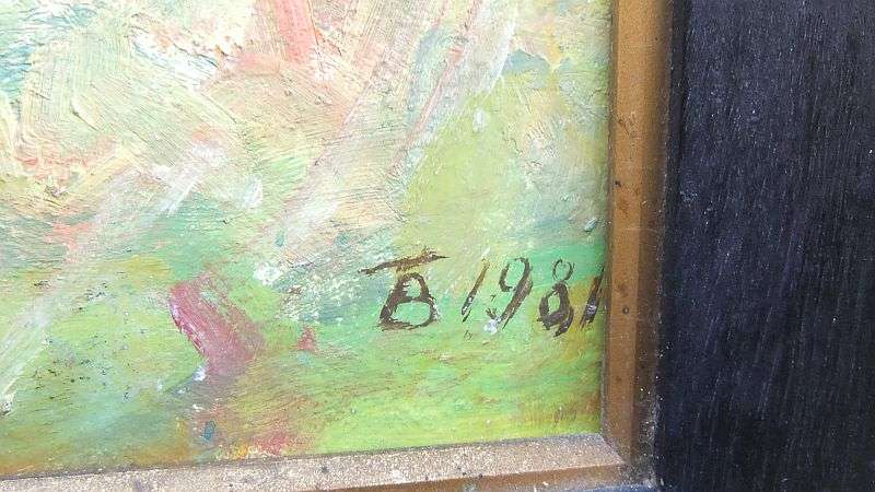 AN OUTSTANDING OLD LOOKING ORIGINAL OIL ON BOARD OF A TRAVELER WITH HIS HORSE...SIGNED BY THE ARTIST