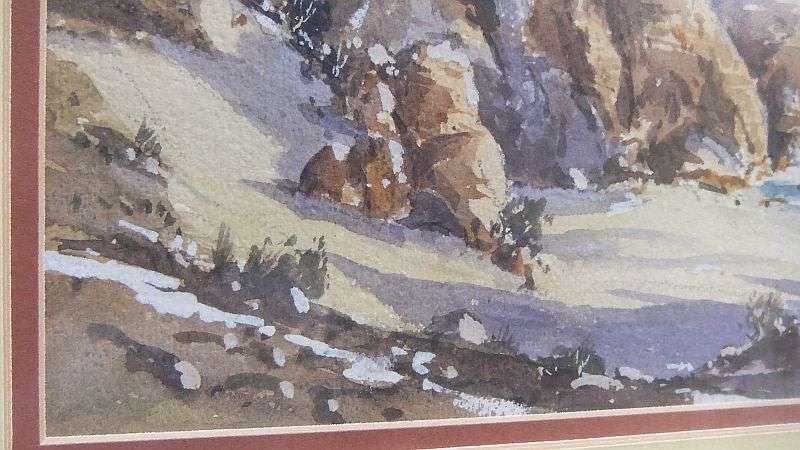 AWESOME INVESTMENT !! AN ORIGINAL WATERCOLOR SEASCAPE BY RENOWNED SA ARTIST GABRIEL DE JONGH !! WOW