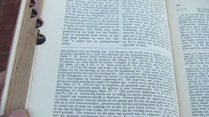 AN IMPRESSIVE 3 VOLUME SET OF THE BIBLE IN AFRIKAANS PRINTED IN THE NETHERLANDS DURING THE LATE 50`S