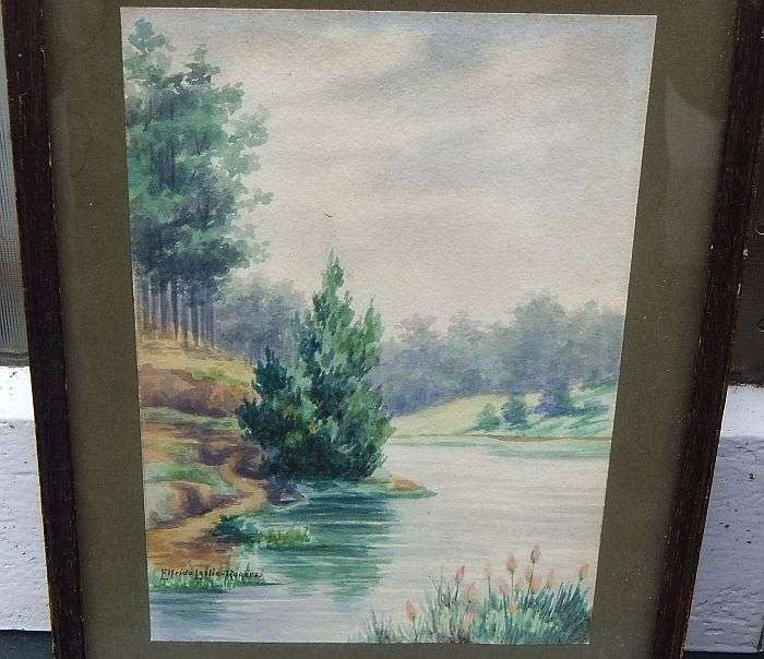 WoW !! WoW !! Three Magical original Watercolor paintings signed by the artist Elfrida Leslie-Rogers