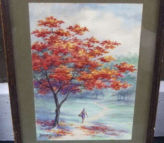 WoW !! WoW !! Three Magical original Watercolor paintings signed by the artist Elfrida Leslie-Rogers