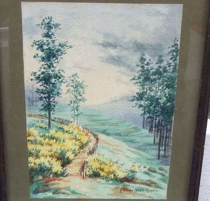 WoW !! WoW !! Three Magical original Watercolor paintings signed by the artist Elfrida Leslie-Rogers