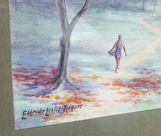 WoW !! WoW !! Three Magical original Watercolor paintings signed by the artist Elfrida Leslie-Rogers