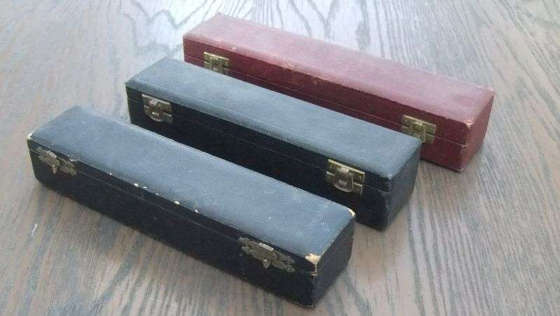 SUPER RARE FINDS !! THREE OLD DOCTORS OPTHALMOSCOPES IN THEIR ORIGINAL BOXES !! WOW !!
