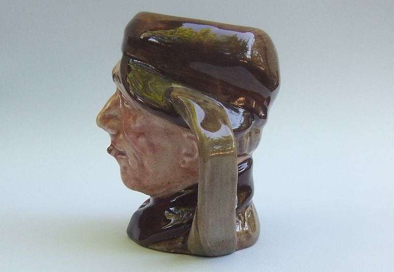 A RARE SIZE VINTAGE ROYAL DOULTON CHARACTER JUG TITLED "" ARRY "" DESIGNED BY H. FENTON