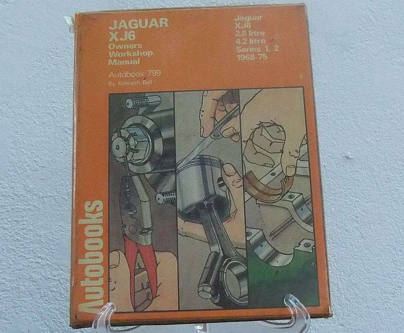 WOW !! A VINTAGE JAGUAR XJ6 OWNERS WORKSHOP MANUAL !! FOR THE JAG LOVER !!