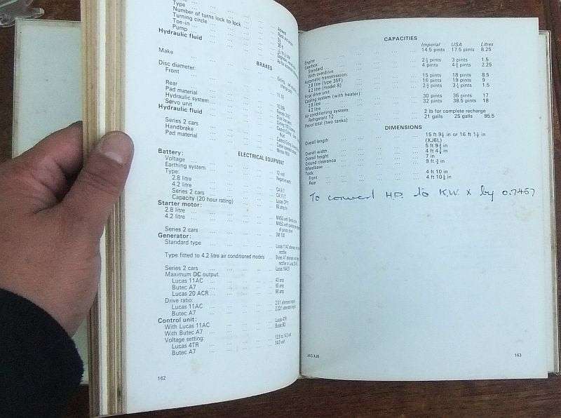 WOW !! A VINTAGE JAGUAR XJ6 OWNERS WORKSHOP MANUAL !! FOR THE JAG LOVER !!