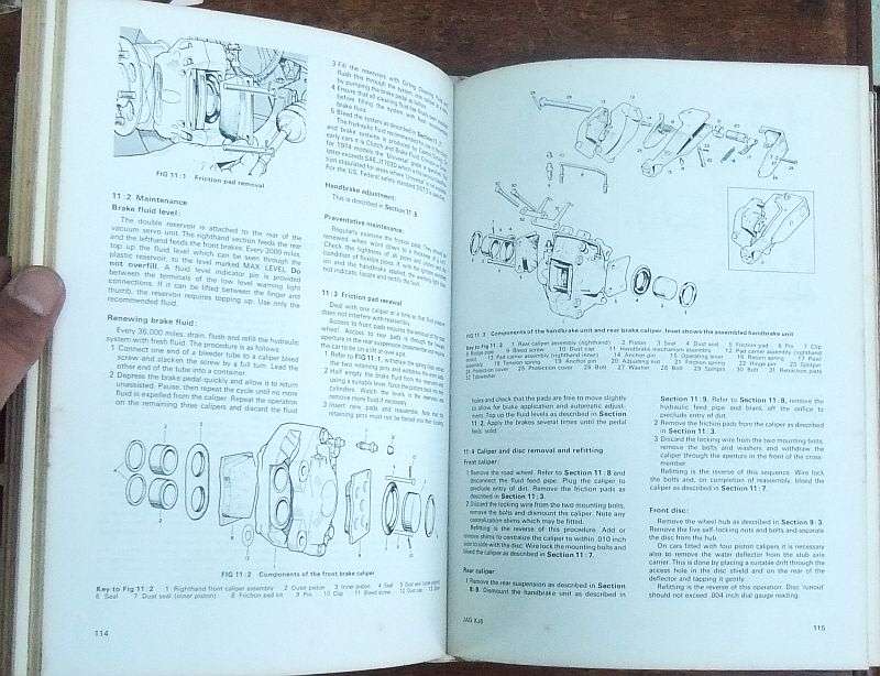 WOW !! A VINTAGE JAGUAR XJ6 OWNERS WORKSHOP MANUAL !! FOR THE JAG LOVER !!