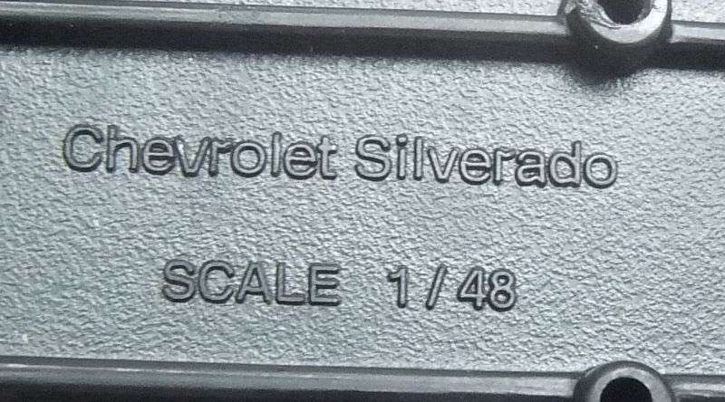 NICE !! A DETAILED DIE CAST METAL 1:48 SCALE MODEL OF THE "" FORD SILVERADO "" WITH OPENING DOORS !!