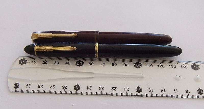 TWO VINTAGE WRITING PENS FOR RESTORATION OR PARTS...FOUNTAIN AND FINE LINER ...BID FOR BOTH !!