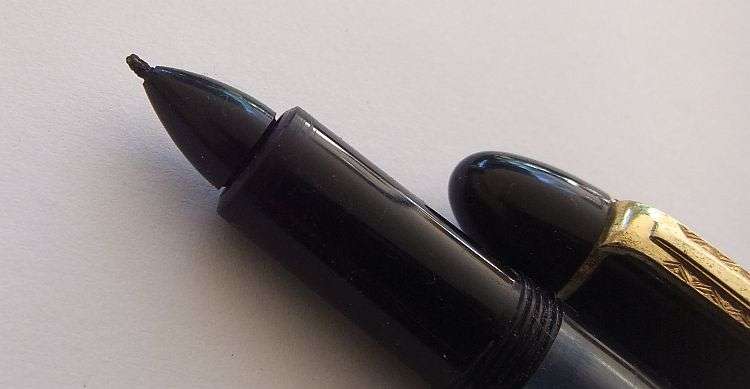 TWO VINTAGE WRITING PENS FOR RESTORATION OR PARTS...FOUNTAIN AND FINE LINER ...BID FOR BOTH !!