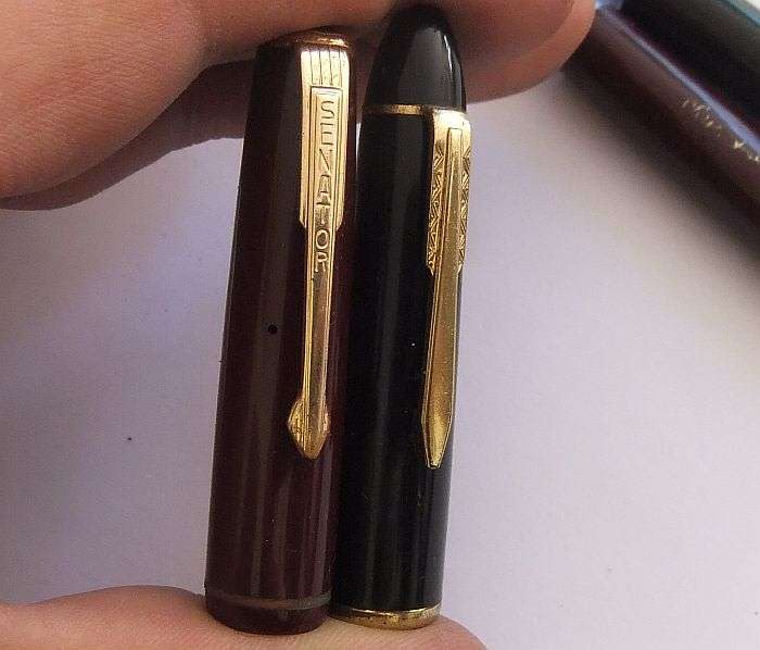 TWO VINTAGE WRITING PENS FOR RESTORATION OR PARTS...FOUNTAIN AND FINE LINER ...BID FOR BOTH !!
