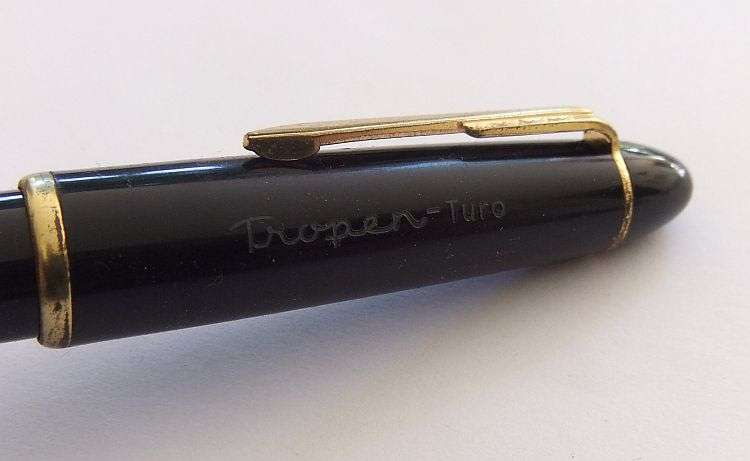 TWO VINTAGE WRITING PENS FOR RESTORATION OR PARTS...FOUNTAIN AND FINE LINER ...BID FOR BOTH !!