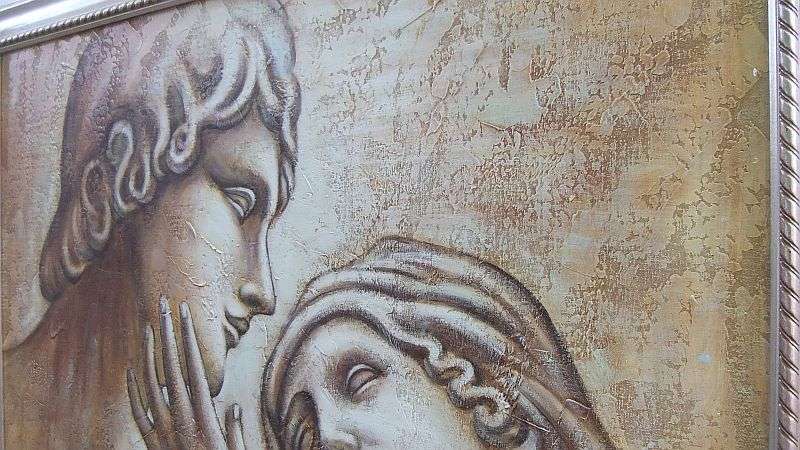 MUST SEE !! AN EXQUISITE ORIGINAL OIL ON BOARD SIGNED BY THE ARTIST TAYLOR ...GRECIAN FIGURES ...WOW