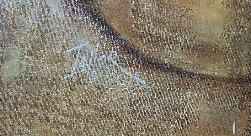 MUST SEE !! AN EXQUISITE ORIGINAL OIL ON BOARD SIGNED BY THE ARTIST TAYLOR ...GRECIAN FIGURES ...WOW