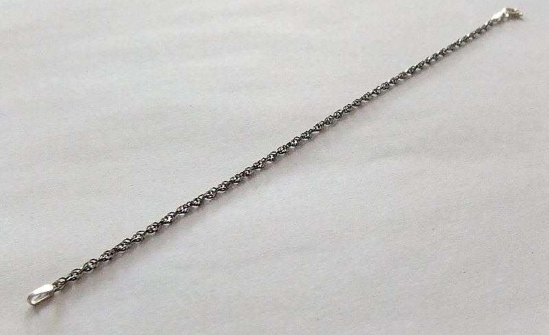 5 AVAILABLE !! NEW DESIGN !! ELEGANT OXIDIZED LOOK STERLING SILVER BRACELETS !! BID PER BRACELET !!