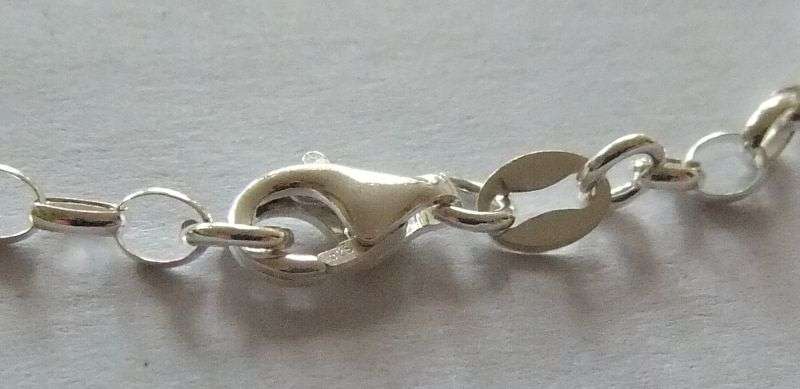 5 AVAILBLE !! ELEGANT OVAL LINK STERLING SILVER BRACELETS !! BID PER BRACELET !! GREAT DEAL !!