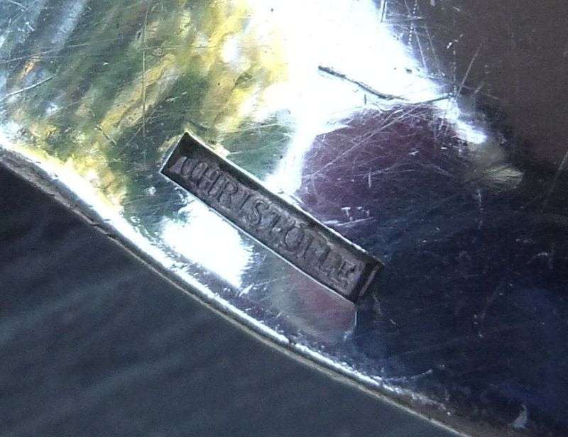 A SET OF 6 LARGE SPOONS BY CHRISTOFLE OF FRANCE