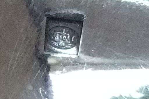 TWO LARGE SPOONS BY CHRISTOFLE OF FRANCE