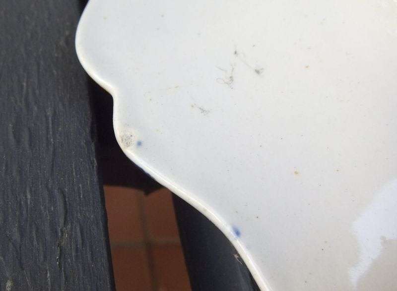 SUPER RARE MID 1800`S WILLIAM RIDGEWAY & CO JAPAN PATTERN PLATTER - OPAQUE GRANITE CHINA