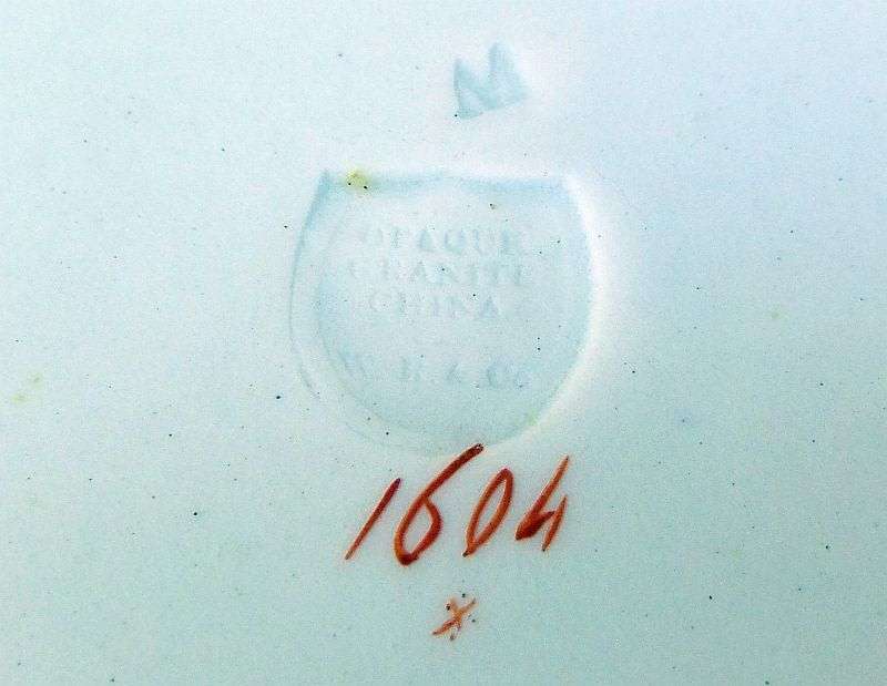 SUPER RARE MID 1800`S WILLIAM RIDGEWAY & CO JAPAN PATTERN PLATTER - OPAQUE GRANITE CHINA