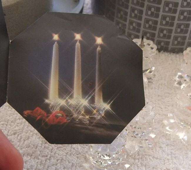 A FABULOUS SET OF SIX GENUINE SWAROVSKI CANDLE HOLDERS IN ORIGINAL BOX WITH BOOKLET ...SWEET !!