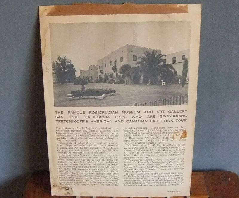 RARE FIND !! A VINTAGE PULL OUT TRETCHIKOFF PRINT STILL ATTACHED TO ITS CATALOGUE !! SO COOL !!