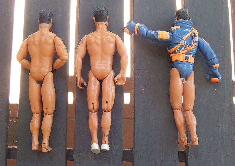 A COOL LOT OF 3 ORIGINAL ACTION MAN FIGURES - 1996 - 1999 - 2000.... YOU ARE BIDDING FOR ALL !! WOW