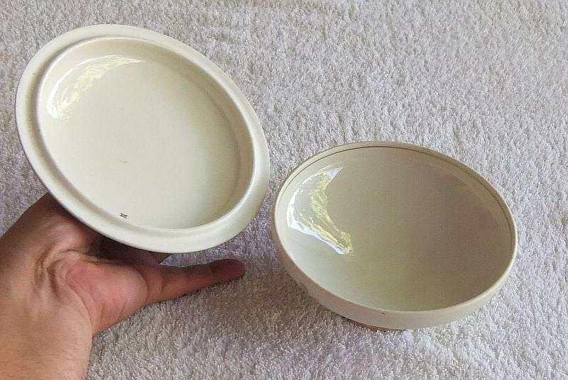 A TOP QUALITY VINTAGE GERMAN PORCELAIN LIDDED BOWL BY "" THOMAS "" BAVARIA !! GOOD VALUE !!