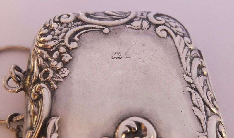 A SUPER RARE HALLMARKED STERLING SILVER LADIES PURSE DATED 1900 BIRMINGHAM ...SEE CONDITION...WOW !!