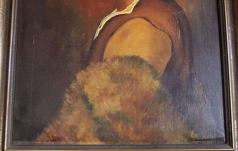 WOW !! A MAGNIFICENT ANTIQUE ORIGINAL OIL ON CANVAS SIGNED BY THE ARTIST D.DINGLE DATED 76...1876 !!