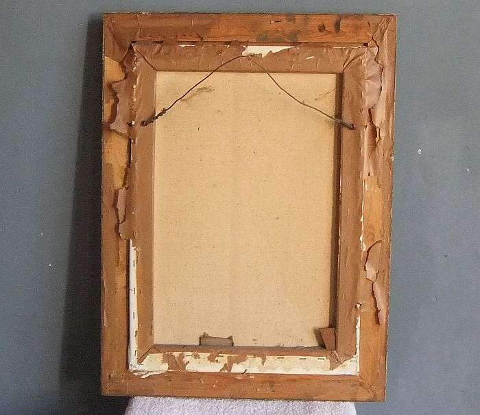 WOW !! A MAGNIFICENT ANTIQUE ORIGINAL OIL ON CANVAS SIGNED BY THE ARTIST D.DINGLE DATED 76...1876 !!