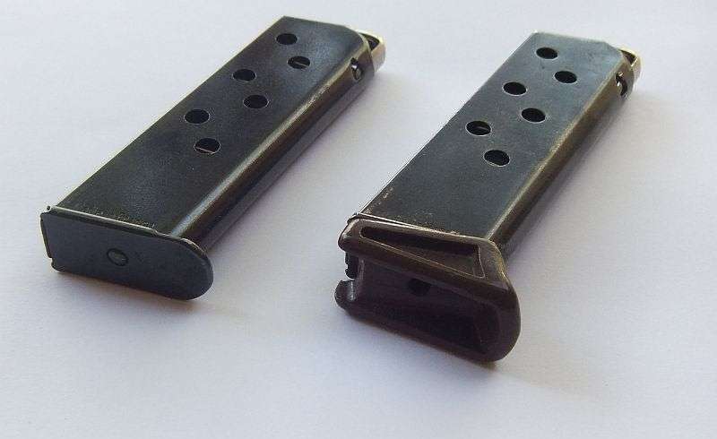 TOTALLY COOL !! TWO ORIGINAL WALTER PPK 7.65 PISTOL MAGAZINES ...MADE IN FRANCE !!  BID FOR BOTH !!