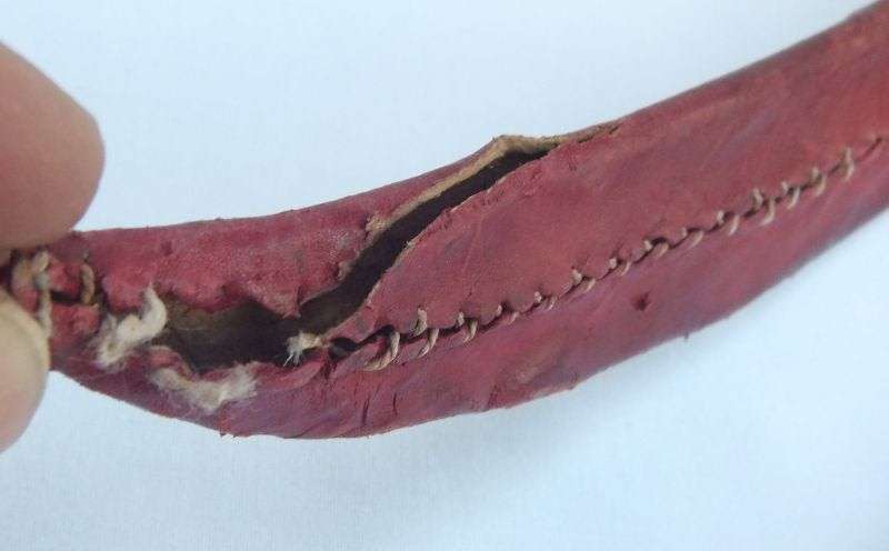 TREASURE !! A RARE ANTIQUE KENYAN MASAI MARA DAGGER WITH SHEATH .. INLAYED WITH GENUINE BONE !!