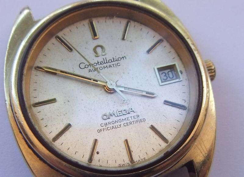 RARE 1973 OMEGA CONSTELLATION AUTOMATIC WATCH - NOT RUNNING