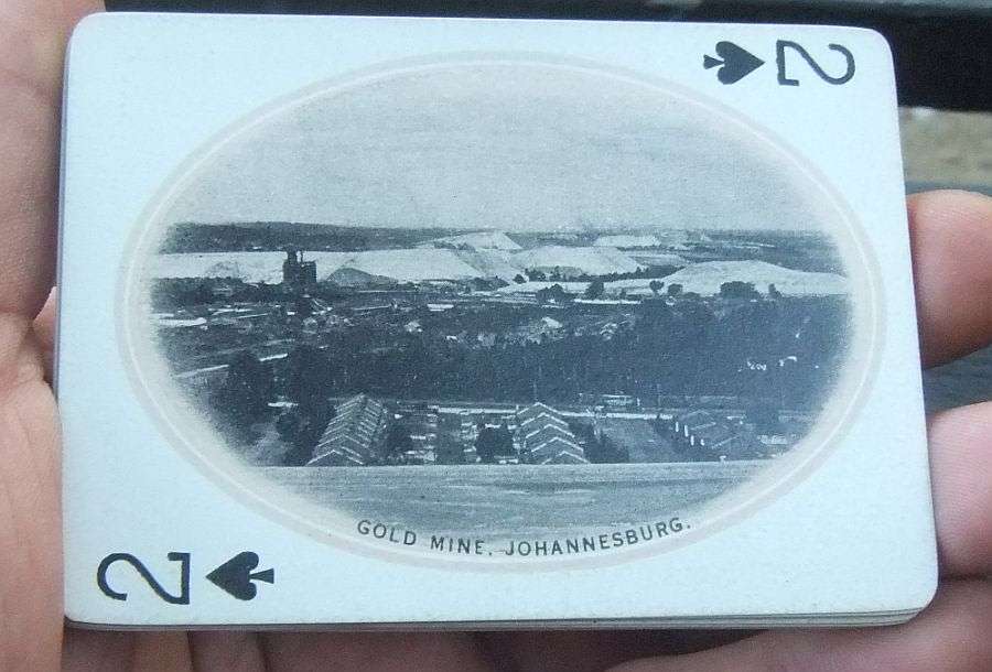 OH WOW !! SUPER SUPER RARE !! EARLY 1900`S "SARH" SOUVENIR PLAYING CARDS WITH SA SCENES !! WOW !!