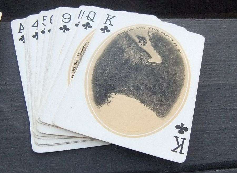 OH WOW !! SUPER SUPER RARE !! EARLY 1900`S "SARH" SOUVENIR PLAYING CARDS WITH SA SCENES !! WOW !!
