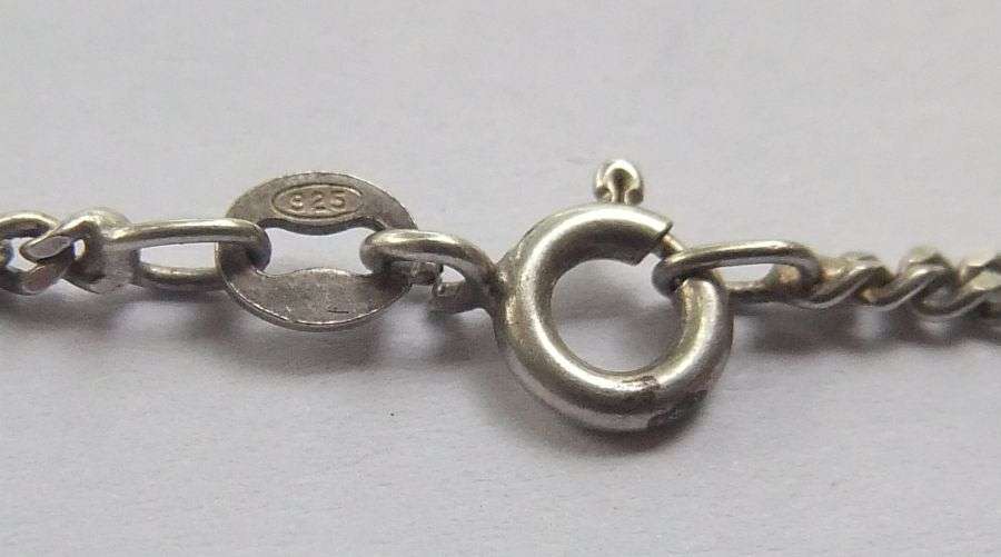 SO COOL !! A STERLING SILVER "CROSS WITH MANY CROSSES" PENDANT & STERLING SILVER NECKLACE !! WOW !!