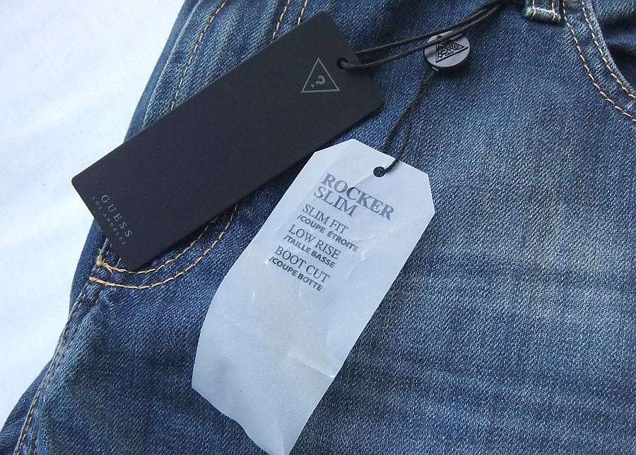 GREAT QUALITY !! A PAIR OF BOOT CUT "ATLAS WASH " GENUINE ""GUESS"" JEANS !! SIZE 38 !! BRAND NEW !!