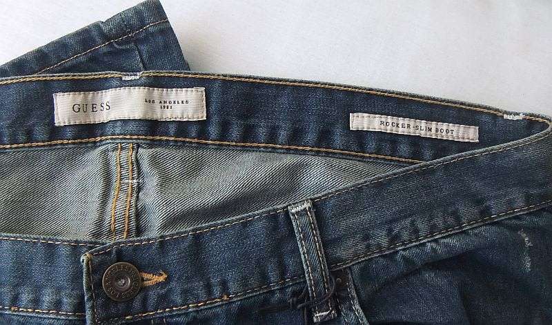 GREAT QUALITY !! A PAIR OF BOOT CUT "ATLAS WASH " GENUINE ""GUESS"" JEANS !! SIZE 38 !! BRAND NEW !!