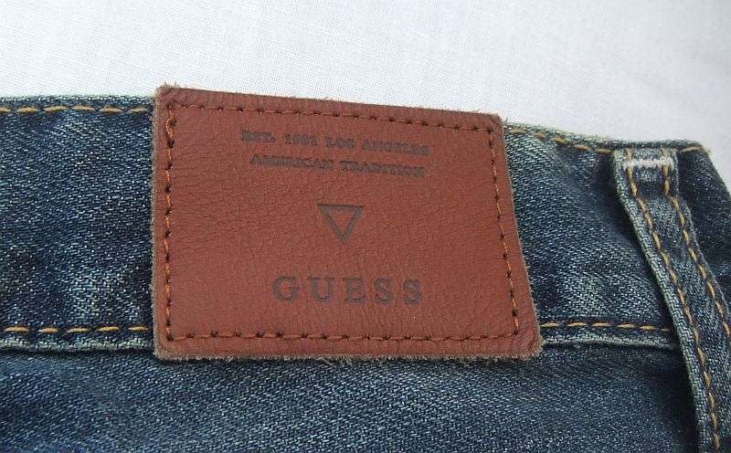 GREAT QUALITY !! A PAIR OF BOOT CUT "ATLAS WASH " GENUINE ""GUESS"" JEANS !! SIZE 38 !! BRAND NEW !!