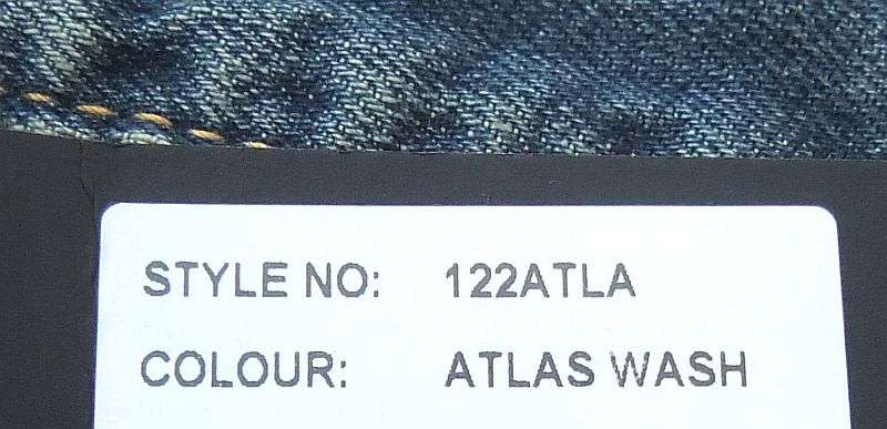 GREAT QUALITY !! A PAIR OF BOOT CUT "ATLAS WASH " GENUINE ""GUESS"" JEANS !! SIZE 38 !! BRAND NEW !!